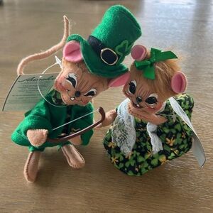 Brand new Annalee St Patrick’s girl & boy 6 inch